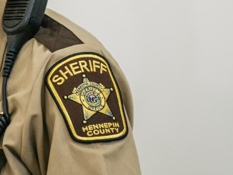 The photo above shows the logo for the Hennepin County Sheriff's Office.