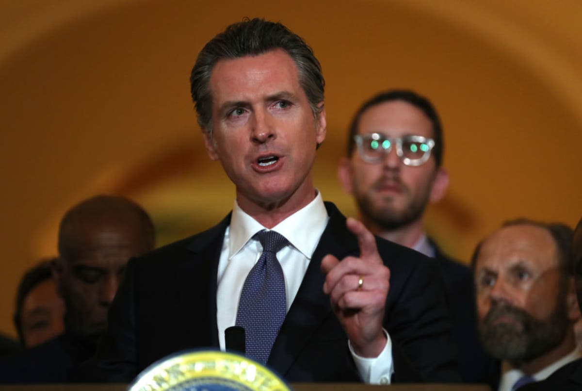 Gov. Gavin Newsom speaks during a news conference at the California State Capitol on March 13, 2019 in Sacramento.
