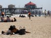 Huntington Beach In Southern California Remains Open During Coronavirus Lockdown.