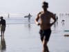 Huntington Beach In Southern California Remains Open During Coronavirus Lockdown