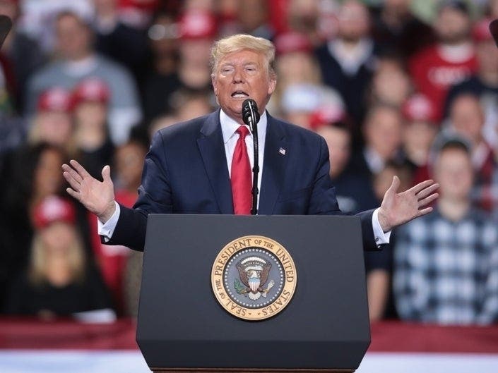 The U.S. House of Representatives voted to impeach Donald Trump on Wednesday night. 