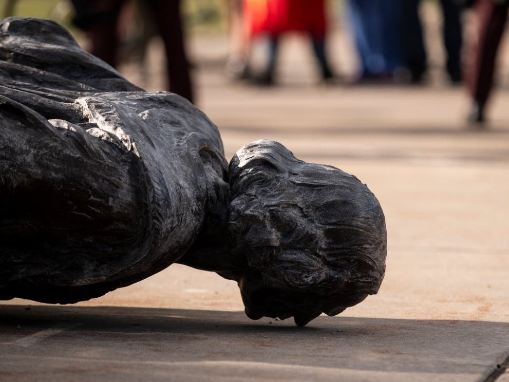State Rep. Janine Boyd said a statue of Christopher Columbus outside the Ohio Statehouse is a symbol of slavery and oppression and should be removed. 