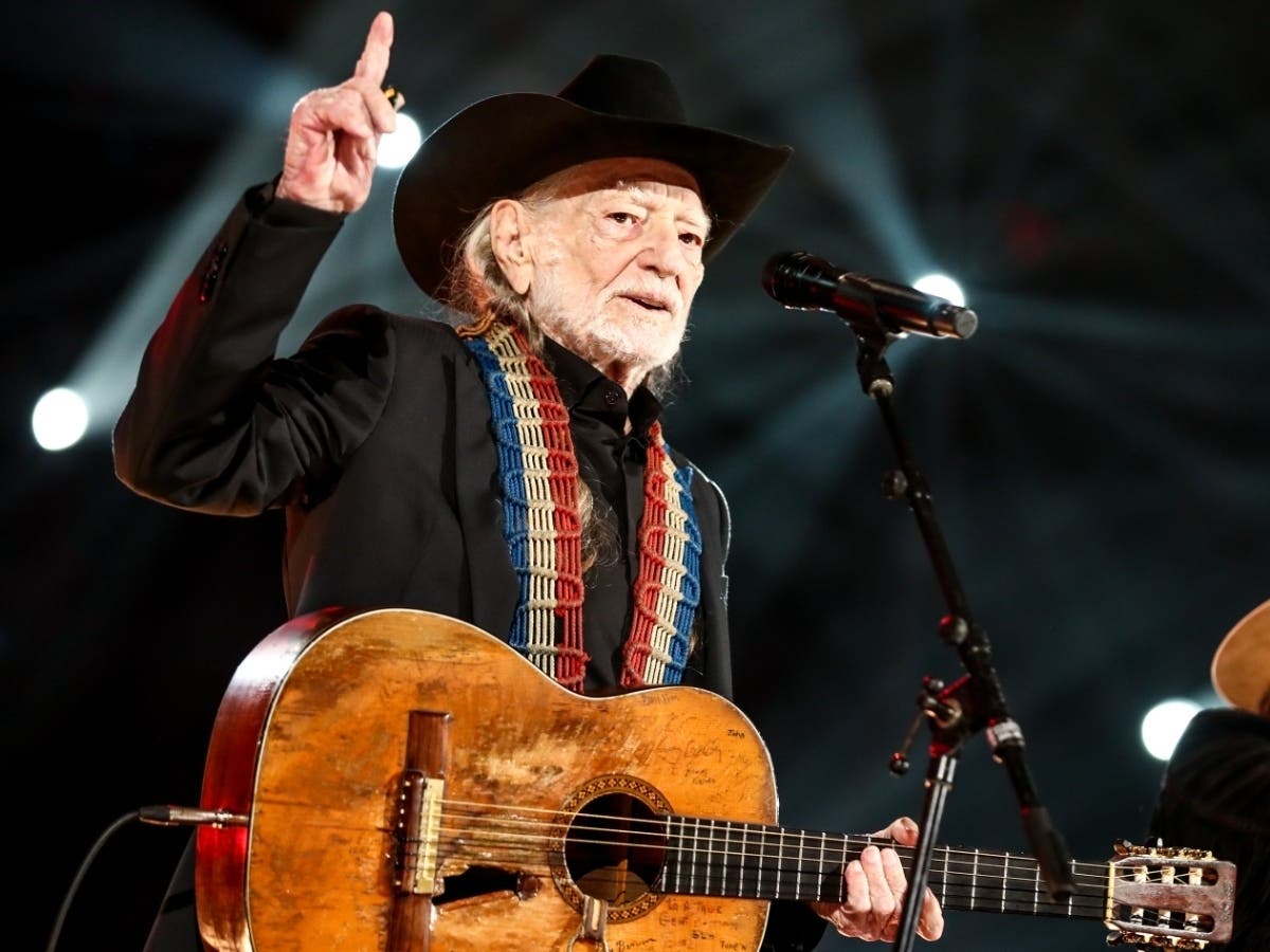 Willie Nelson performs at MusiCares Person of the Year honoring Dolly Parton at Los Angeles Convention Center on February 08, 2019 in Los Angeles, California.