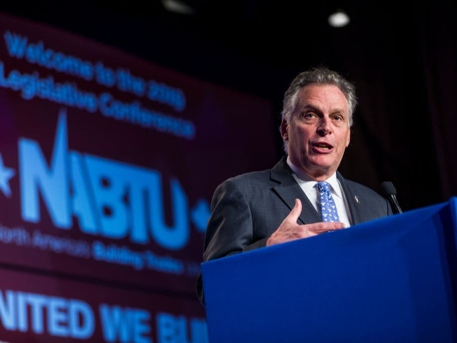 Former Virginia Gov. Terry McAuliffe, pictured in 2019, is running for governor again in 2021.