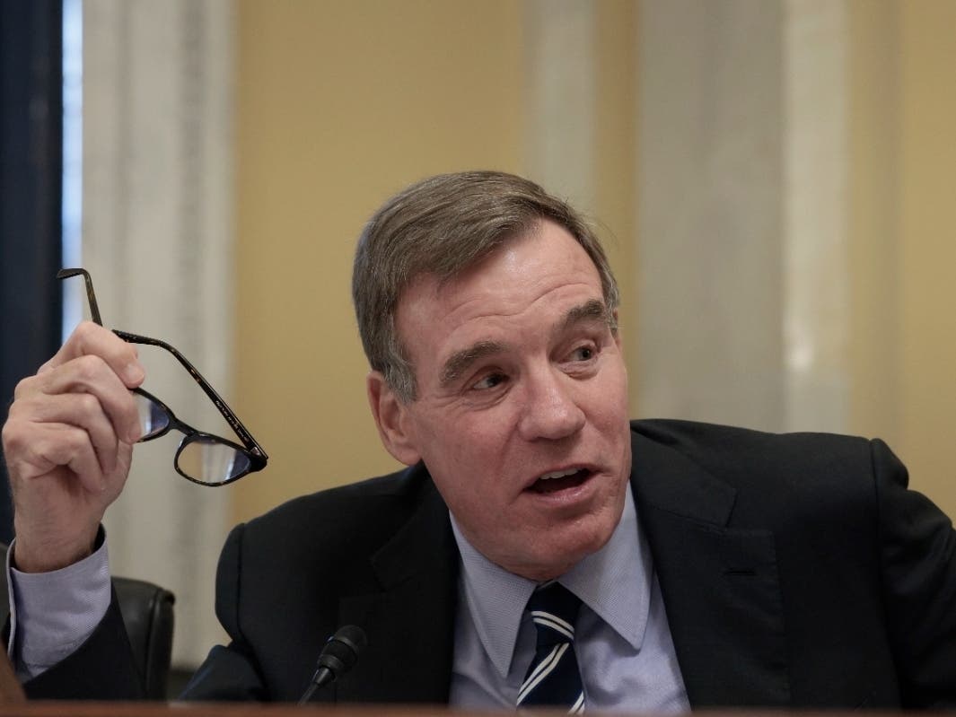 U.S. Sen. Mark Warner of Virginia announced a positive coronavirus test on Tuesday.