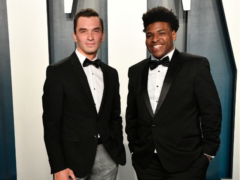 Jerry Harris (right) was accused of sexual misconduct in a lawsuit filed Monday in Texas. 