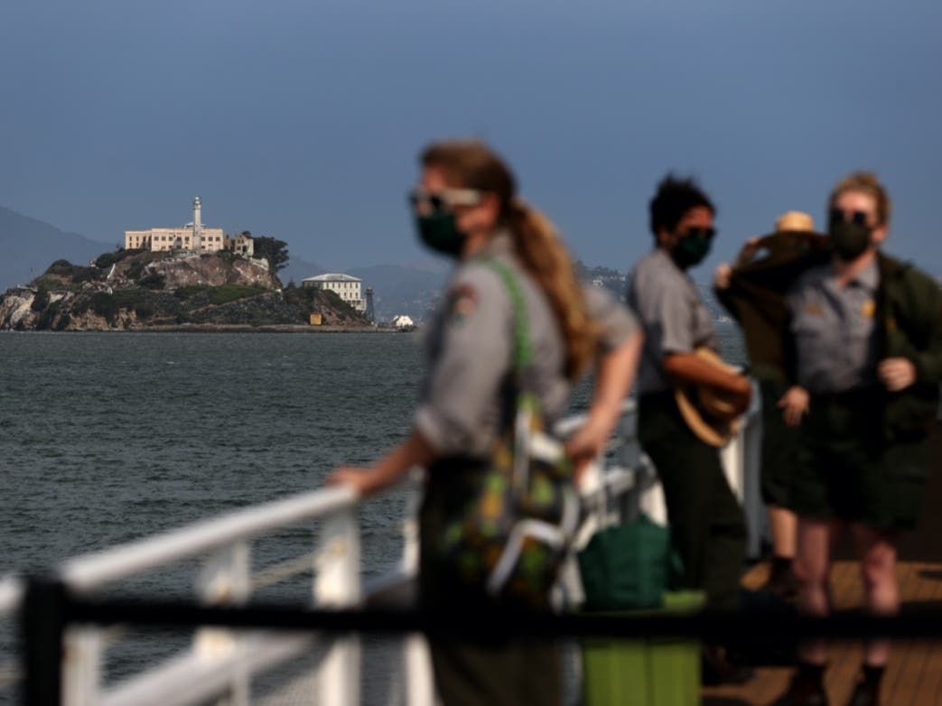 Alcatraz Island opened to the public Aug. 17 for the first time since the coronavirus COVID-19 pandemic shut down the tourist attraction.