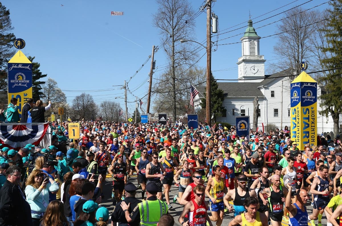 The 2019 Boston Marathon was underway Monday.