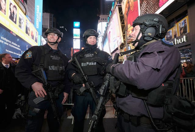 NYC Armed To The Teeth For New Year's Eve In Times Square | Midtown, NY ...