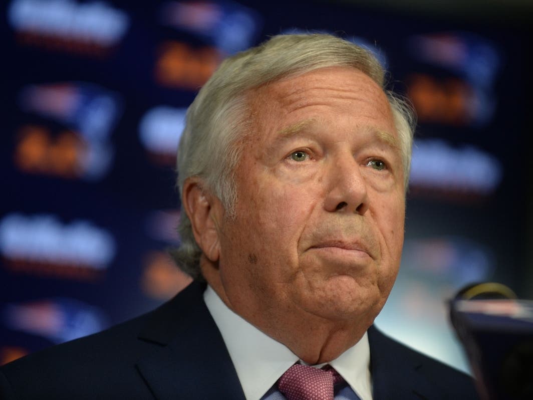 Robert Kraft pleaded not guilty to two counts of soliciting a prostitute in February 2019.