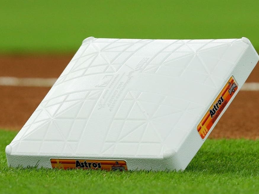 The child was hit Wednesday night during the Cubs-Astros game in Houston.
