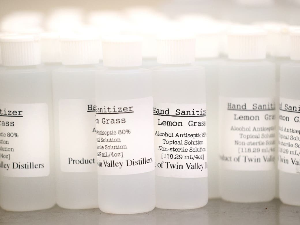 Twin Valley Distillers in Rockville is turning its high-proof alcohol into hand sanitizer amid shortages stemming from the coronavirus pandemic.
