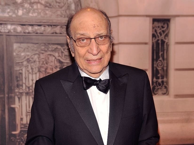 The iconic graphic designer died from a stroke at his home in Manhattan on Friday, his 91st birthday, according to reports.