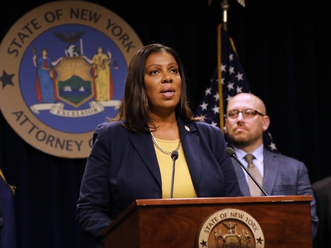 New York AtAttorney General Letitia James' investigation of NYPD's behavior during protests found they need an "entirely new accountability structure."torney General James Makes Major Vaping Announcement