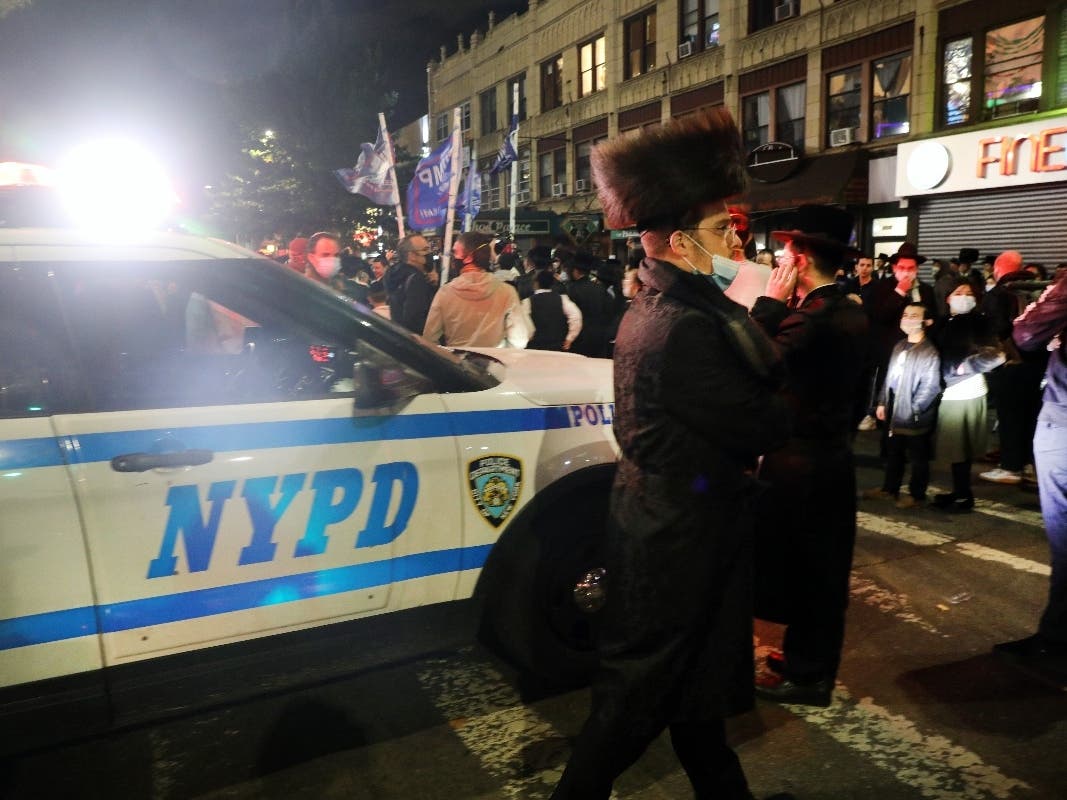 Protest Held In Brooklyn Against Newly Issued Lockdowns