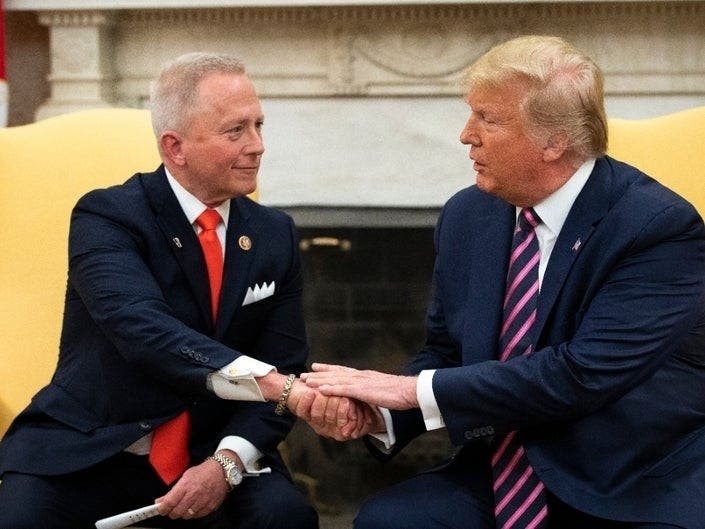 Congressman Jeff Van Drew said about 100,000 ticket requests have been made for President Donald Trump's rally next Tuesday in Wildwood.