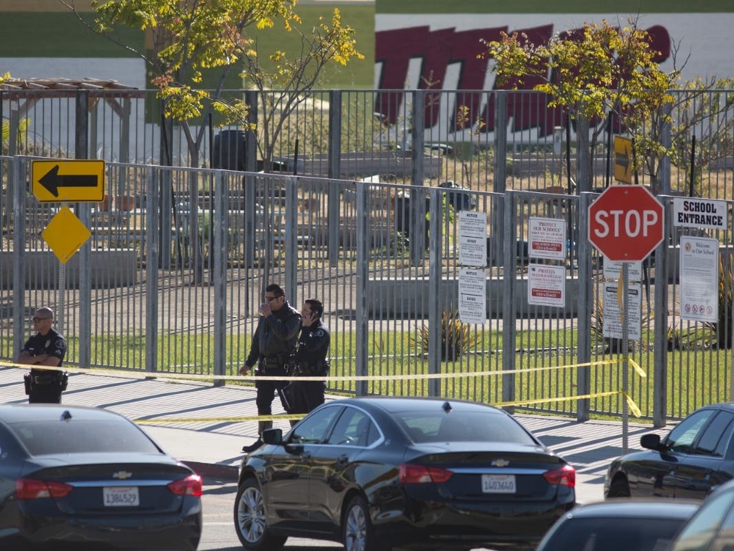 File Photo: Police converge on Edward R. Roybal Learning Center as all Los Angeles city schools are shut down after receiving a threat on December 15, 2015 in Los Angeles, California.