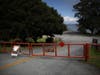 A closed sign is posted in front of a parking lot at China Camp State Park on March 25, 2020 in San Rafael, California. 