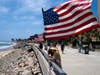 People enjoy the less restricted beachfront over Memorial Day weekend May 24, 2020 in Ventura, California.
