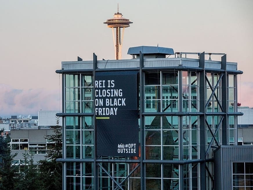 This year, REI is encouraging shoppers to get their hands dirty on Black Friday.