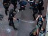 Police disperse demonstrators during protests in Seattle on July 25, 2020 in Seattle, Washington.