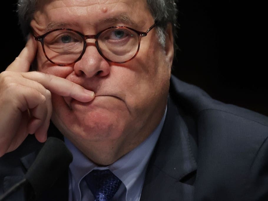 Attorney General William Barr testifies before the House Judiciary Committee in the Congressional Auditorium at the U.S. Capitol Visitors Center July 28, 2020 in Washington, DC.