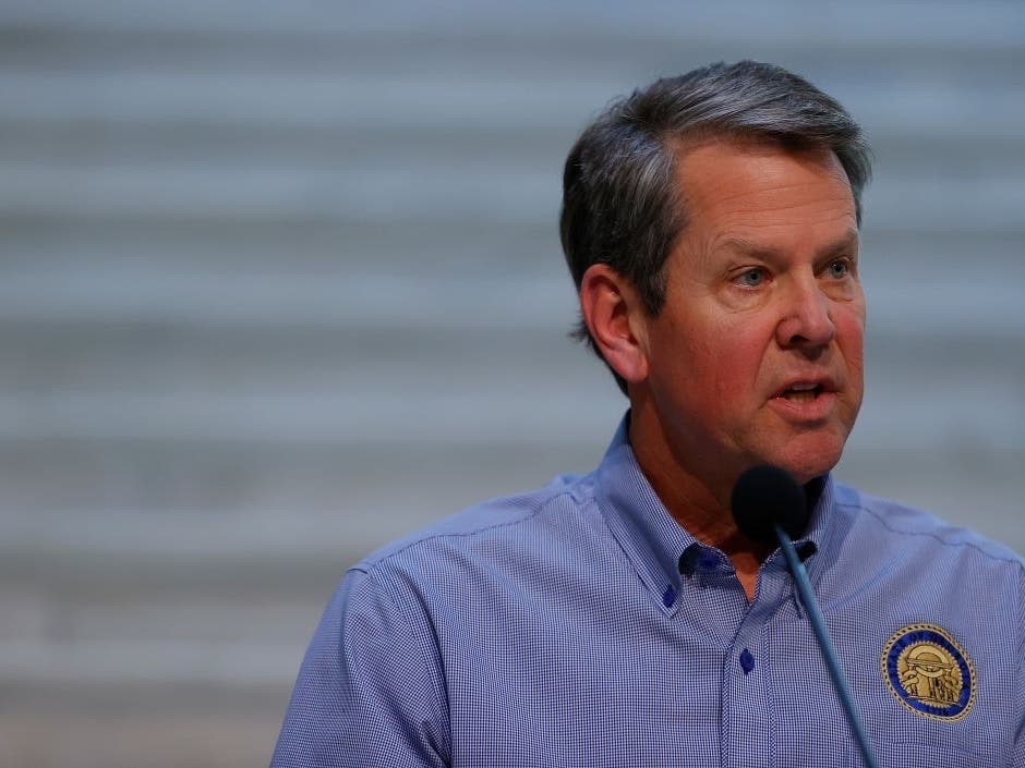 Gov. Kemp visited a local Atlanta barbershop Thursday.