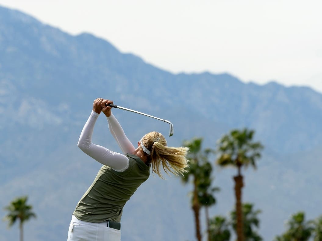 The winner will receive $465,000 and traditionally makes a leap into Poppie's Pond after completing her final round.