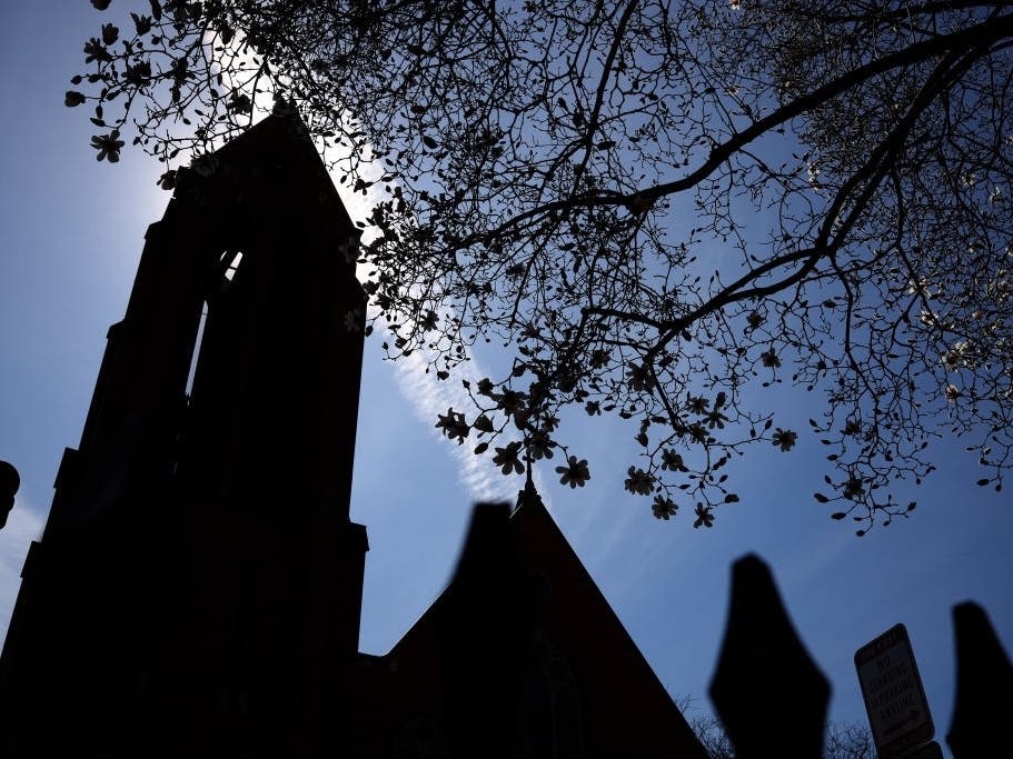  Christ Episcopal Church Georgetown is shown March 09, 2020 in Washington, D.C. 