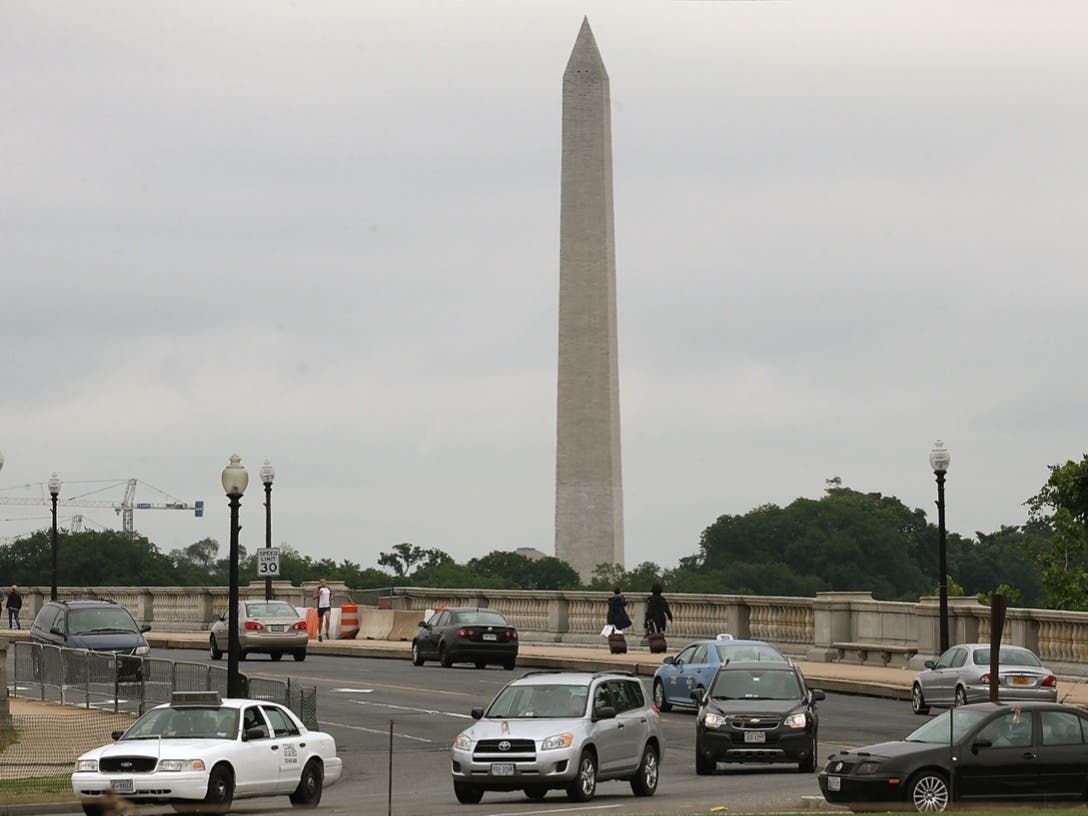 the Memorial Bridge near the Lincoln Memorial and Washington Monument is just one of the bridges into D.C. from Virginia that will be closed starting Tuesday.