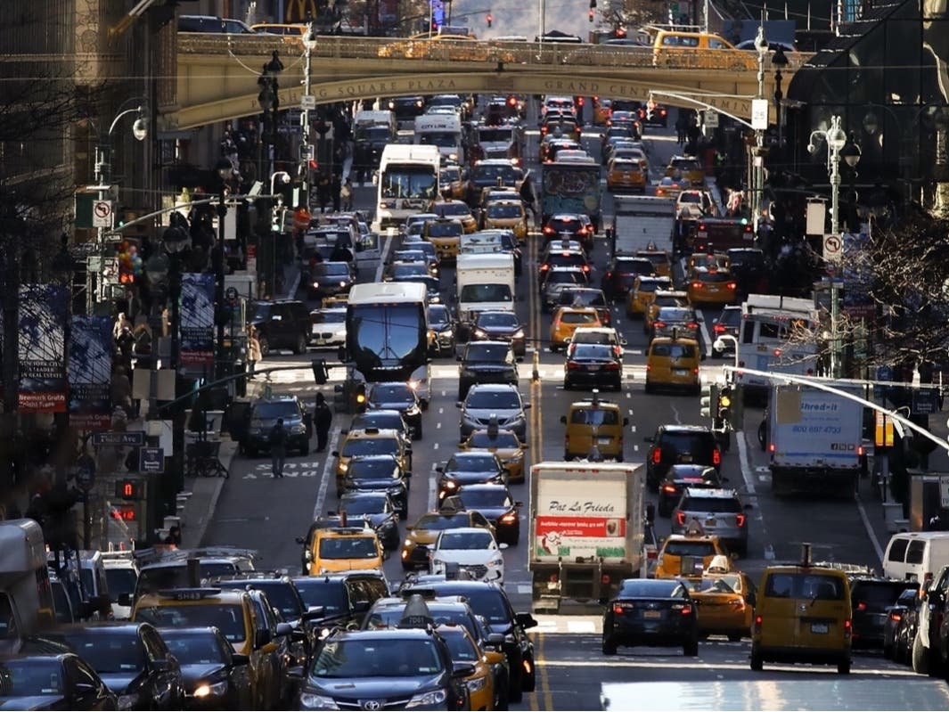 Congestion pricing needs to move “aggressively,” Mayor Bill de Blasio said he told new Transportation Secretary Pete Buttigieg. 