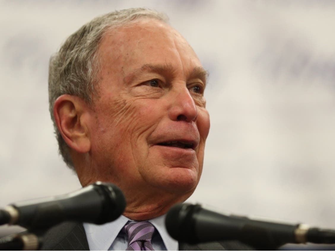 Democratic presidential candidate, former New York City mayor Mike Bloomberg speaks during the Martin & Coretta S. King Unity Breakfast on March 1, 2020 in Selma, Alabama.