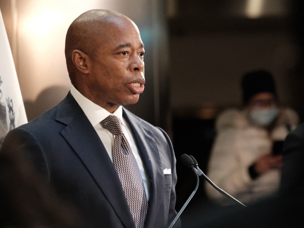 Governor Hochul Makes Announcement With Mayor Adams In New York City