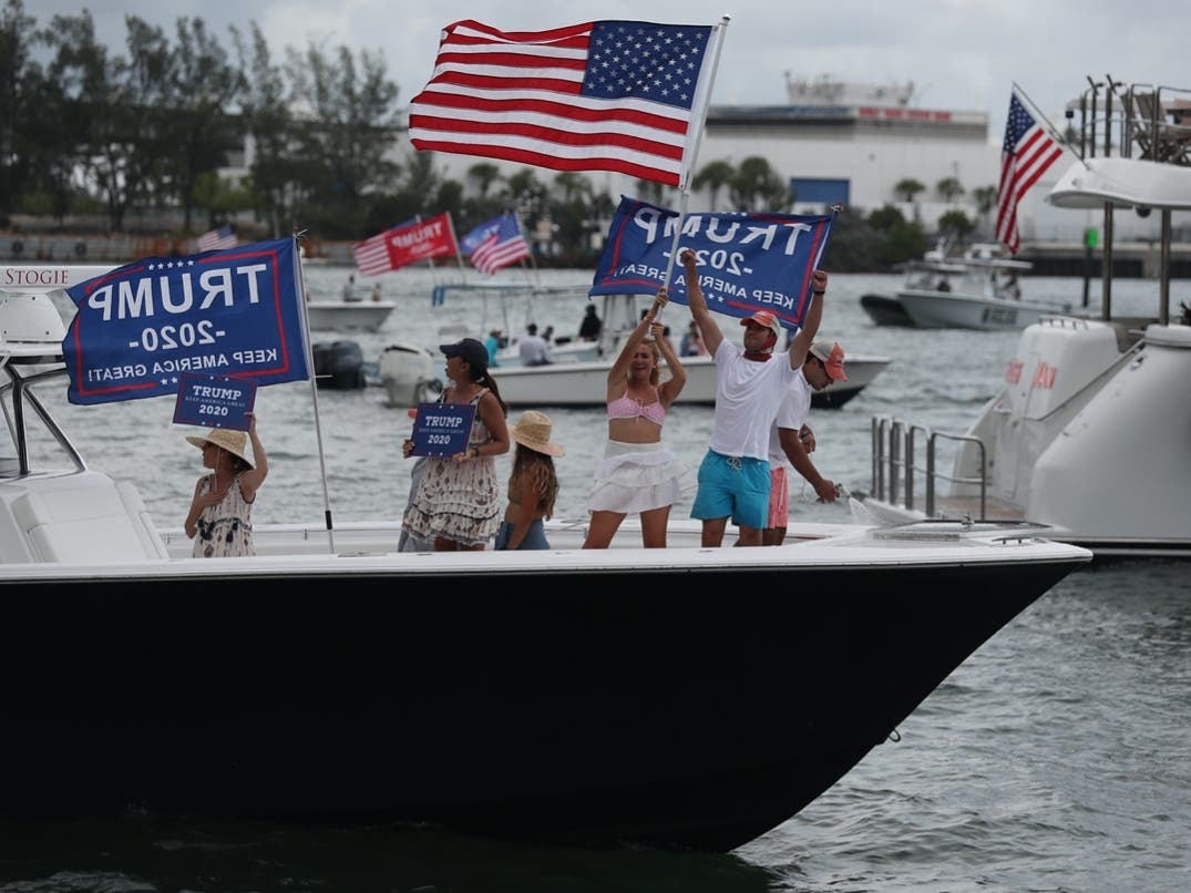 Rhode Island boat owners plan to rally together in support of President Donald Trump Sunday in Newport.