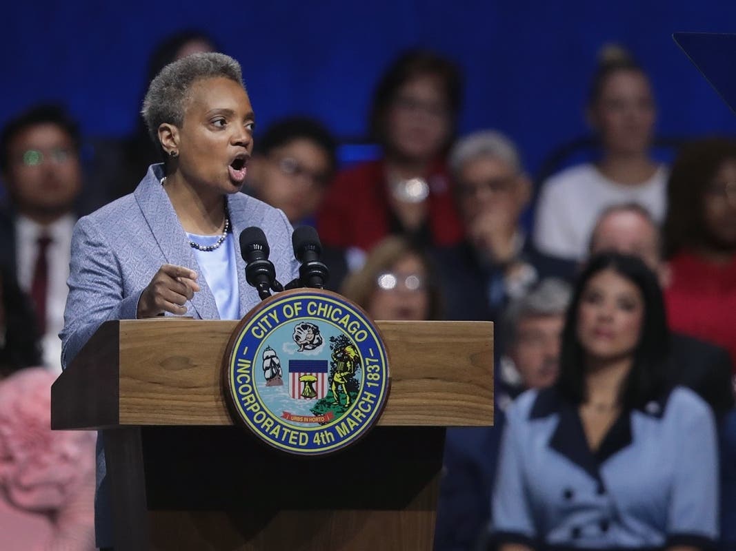 Chicago Mayor Lori Lightfoot said the city's residents must remain diligent as tough times continue.