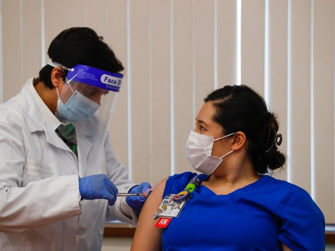 The first doses of the  COVID-19 vaccines in Chicago were administered at Loretto Hospital, which has come under fire in recent weeks as to who was receiving doses of the vaccines assigned to the hospital. 