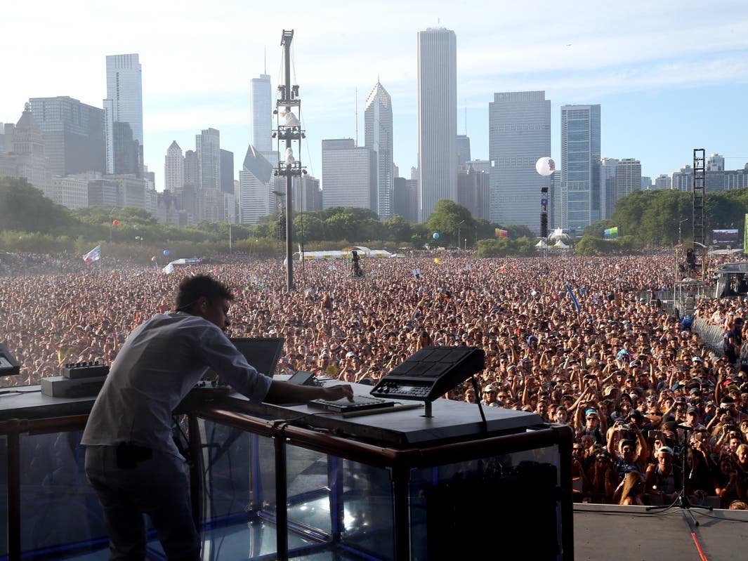 Lollapalooza's co-founder said in a radio interview he hopes to see the four-day music festival return to Chicago this summer if COVID-19 cases come down.