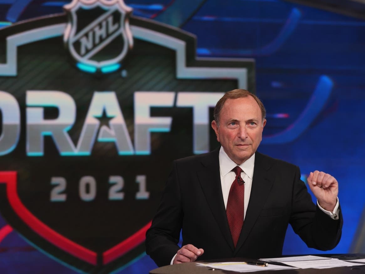NHL Commissioner Gary Bettman defended the league's handling of discipline against the Chicago Blackhawks saying that the league was told by attorneys for the team there was no merit to a lawsuit alleging sexual assault by a former team video coach.