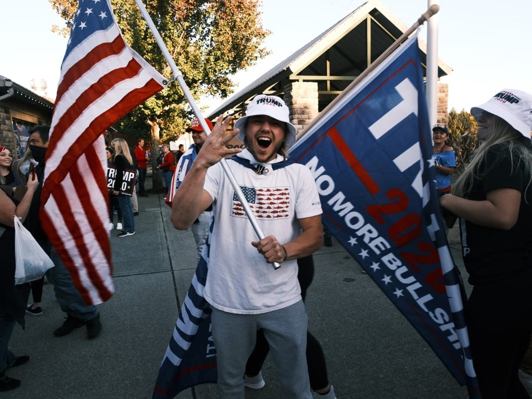 Trump rally held In Augusta, New Jersey on Oct. 14. 