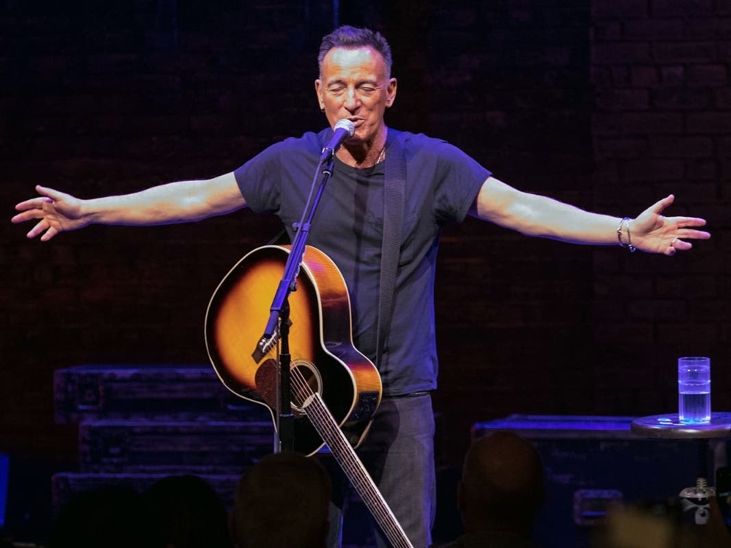 Protesters demonstrated outside the NYC theater on Saturday, questioning the fairness of the theater’s proof of vaccination policy. 
