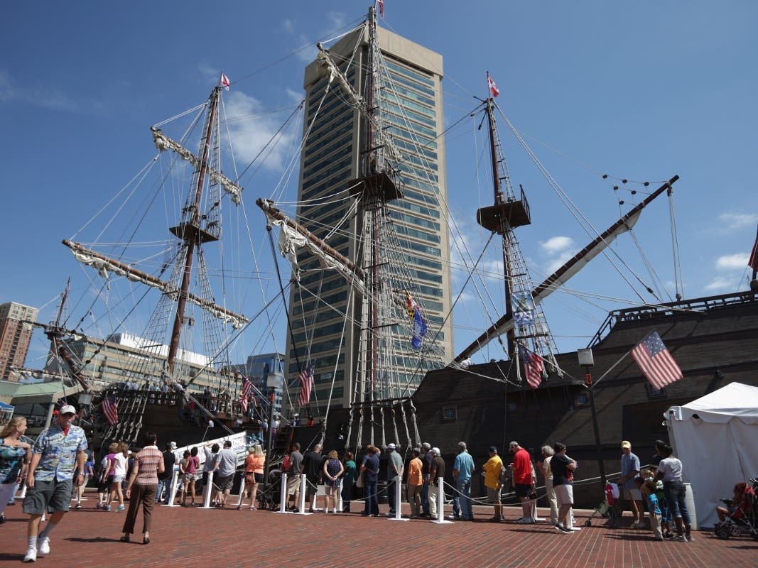 National Park Service Chesapeake Gateways and Chesapeake Conservancy said tall ships Pride of Baltimore II, Wilma Lee and Providence (not pictured above) will come to Annapolis on Independence Day weekend.
