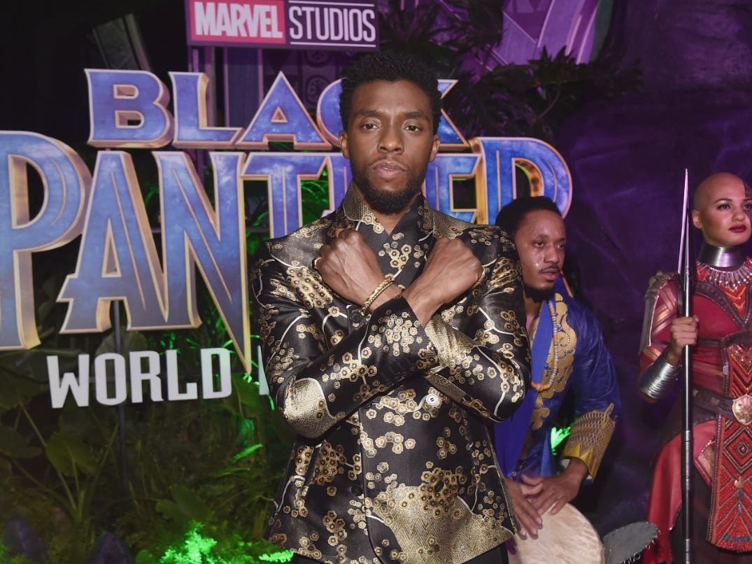 Actor Chadwick Boseman starred in "Black Panther," Maryland's most-searched movie with a Black lead.