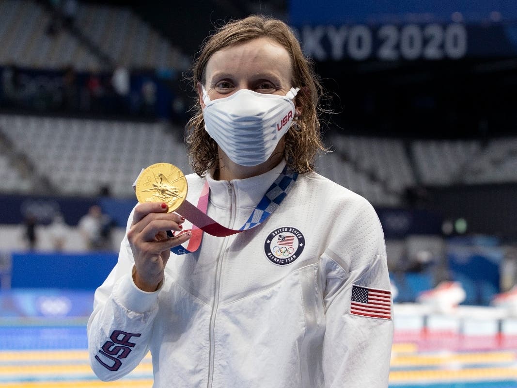 Two Maryland swimmers, Katie Ledecky of Bethesda (pictured above) and Chase Kalisz of Bel Air, have won a gold medal at the Tokyo Summer Olympics.