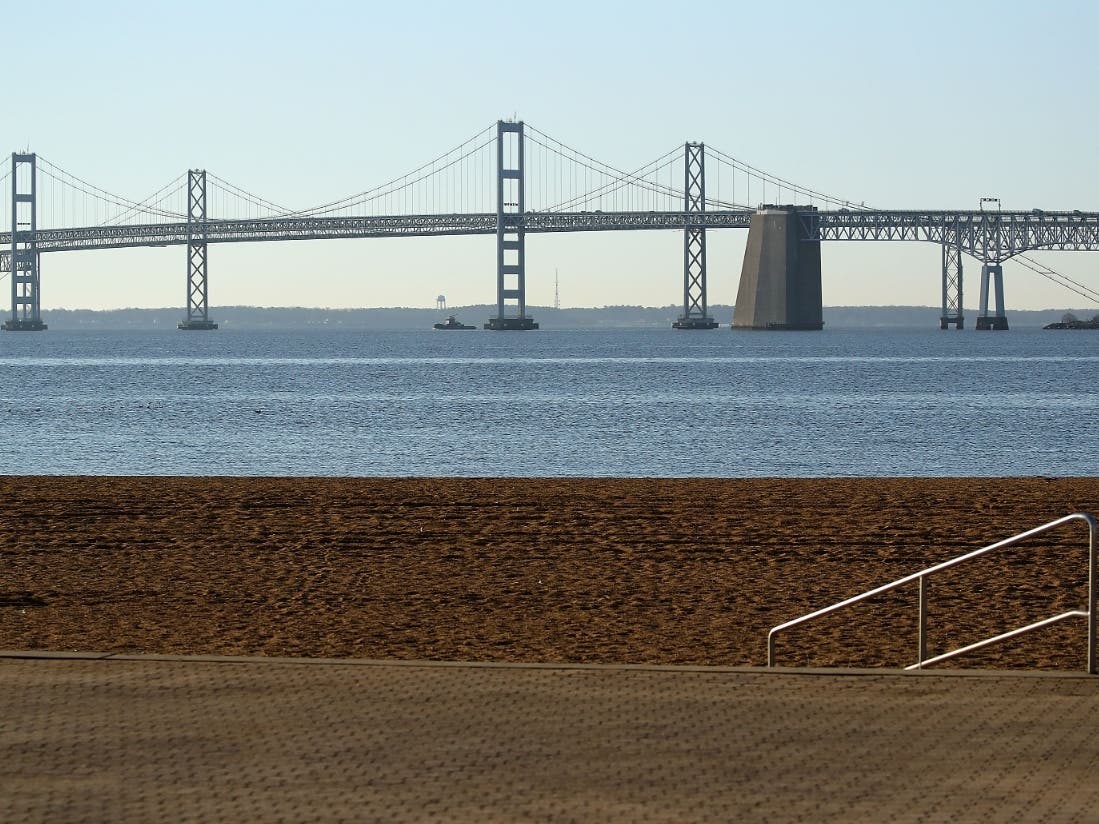 National Park Service Chesapeake Gateways and Chesapeake Conservancy suggested attending the Maryland State Police Polar Bear Plunge to benefit Special Olympics. The event will be at Sandy Point State Park, pictured above.