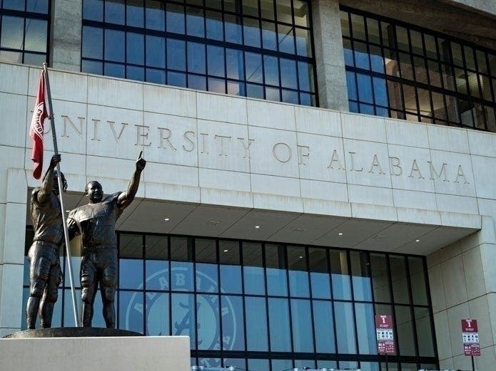 The occupancy rate of quarantine space on UA's Tuscaloosa campus was at 3.88% and 6.15% ​systemwide. 