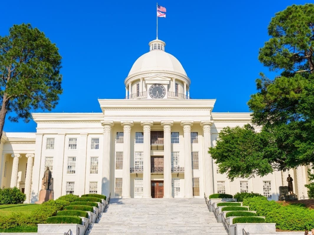 The Alabama State Capitol. 