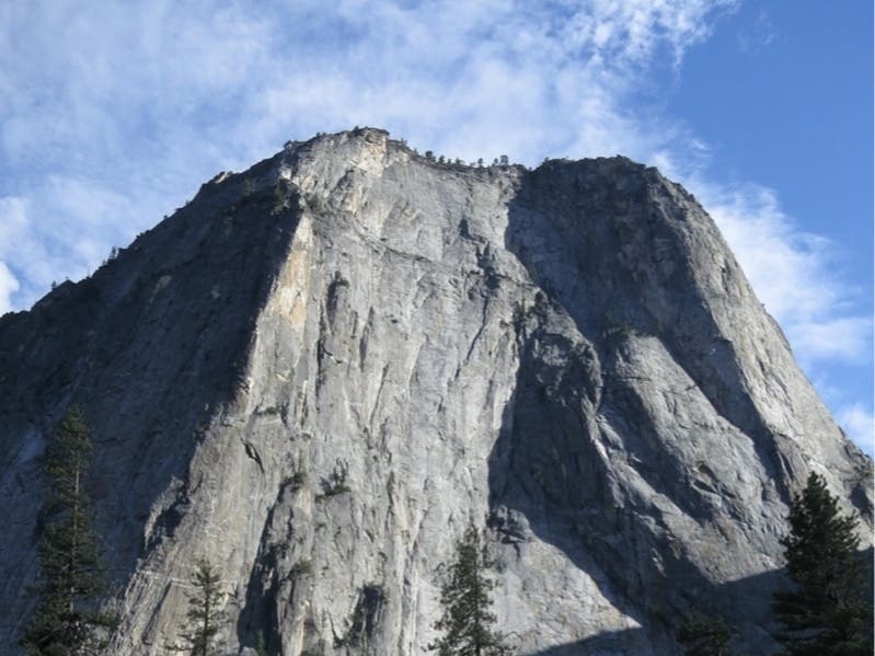 YOSEMITE NATIONAL PARK, CA - JULY 20: The El Capitan rock formation stands on July 21, 2014 in Yosemite National Park, California. 