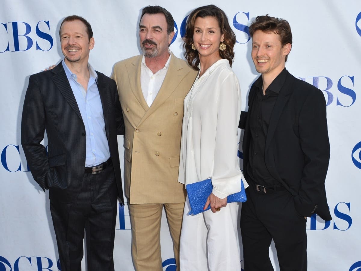 Actors Donnie Wahlberg, Tom Selleck, Bridget Moynahan and Will Estes arrive to a screening and panel discussion of CBS's "Blue Bloods" at Leonard H. Goldenson Theatre on June 5, 2012, in North Hollywood, California.