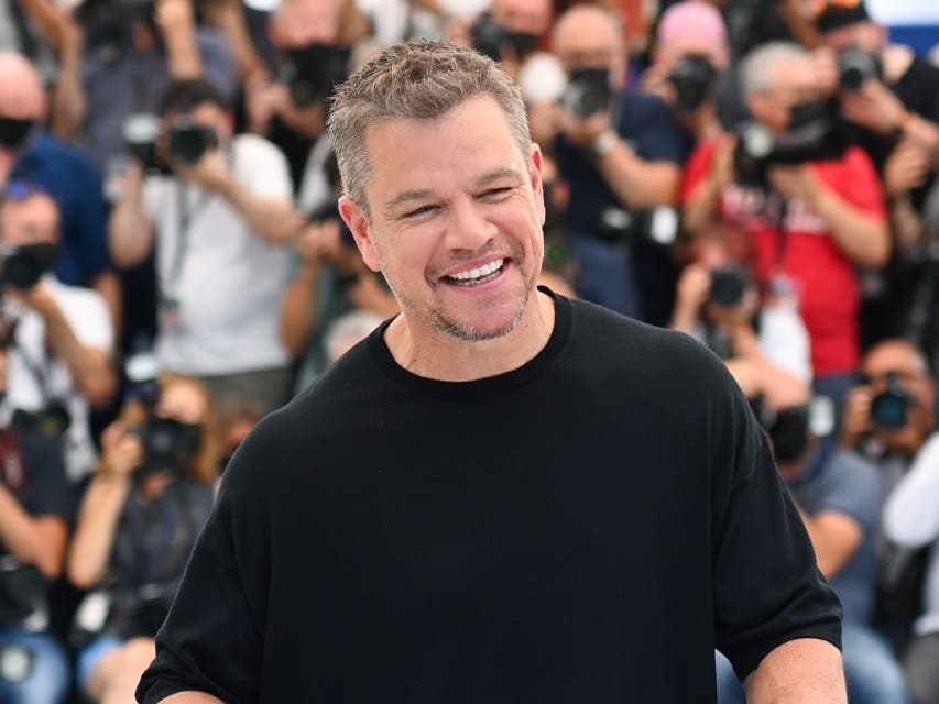 Matt Damon at the 74th Annual Cannes Film Festival.