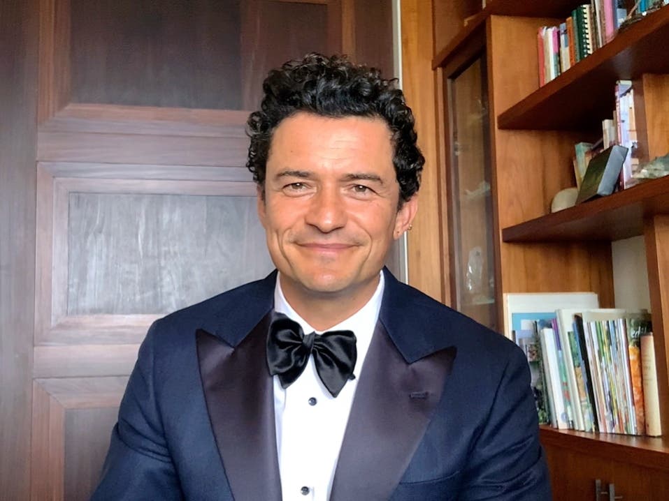 Bloom swam with sharks in Malibu a couple weeks ago. 